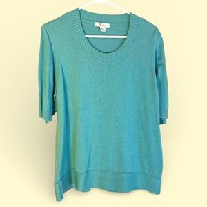 Tog Shop Aqua Short-Sleeve Sweater XL